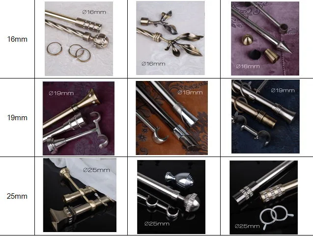 Accessories for Curtain Rods, Curtain Rod Decaration