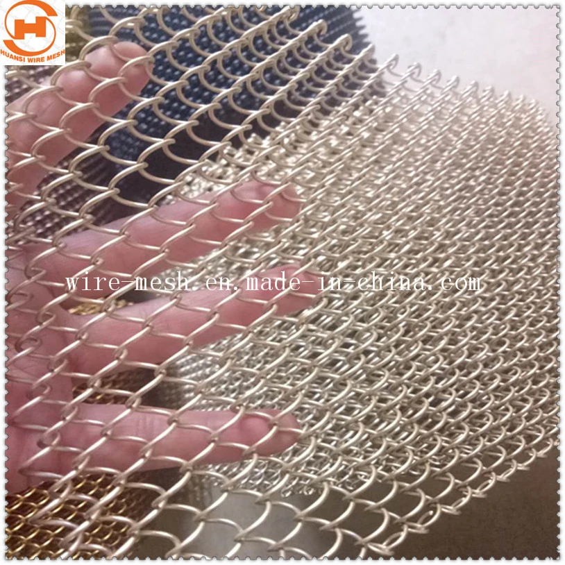 Stainless Steel/Aluminum Metal Coil Drapery Decorative Wire Mesh