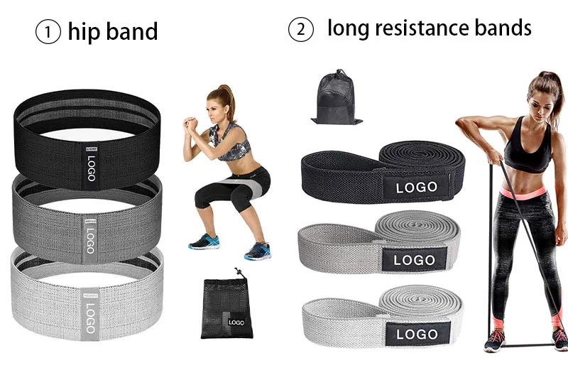 Hip Band Resistance Bands Fitness Equipment for Warmups Squats Mobility Workout Custom Resistance Bands