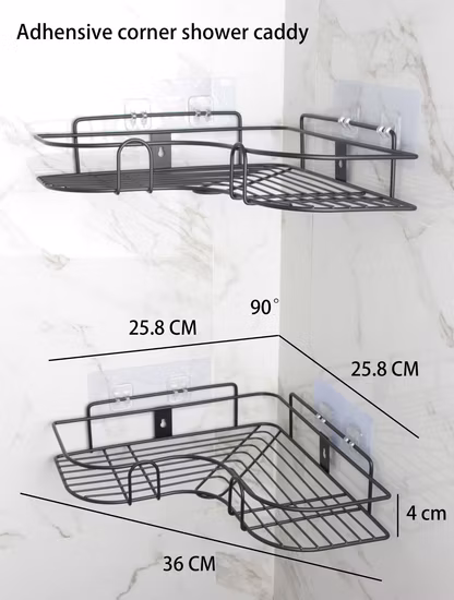 Hardware/Bad/Badezimmer/Küche/Duschset/Toilettenzubehör, robuster Dusch-Caddy, Eckregal