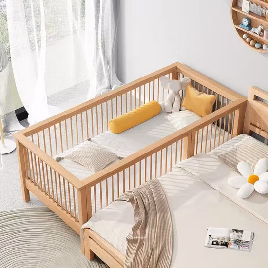 Neuankömmling Kindertagesstätte Babybett Bett aus massivem Holz Nachtbett Babybett