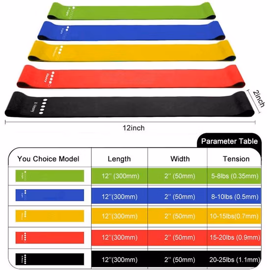 Legging Training Sport Set Widerstandsbänder Home Gym Fitness Übung Stretch-Ausrüstung