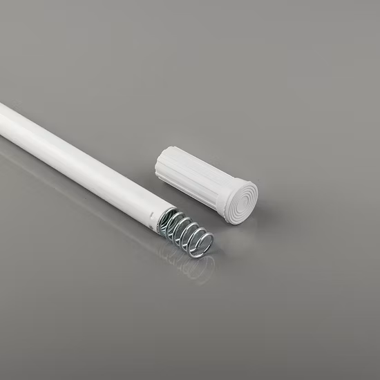 Weiße gerade Teleskopstange für Vorhang/Duschstange